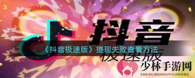 《抖音极速版》提现失败查看方法